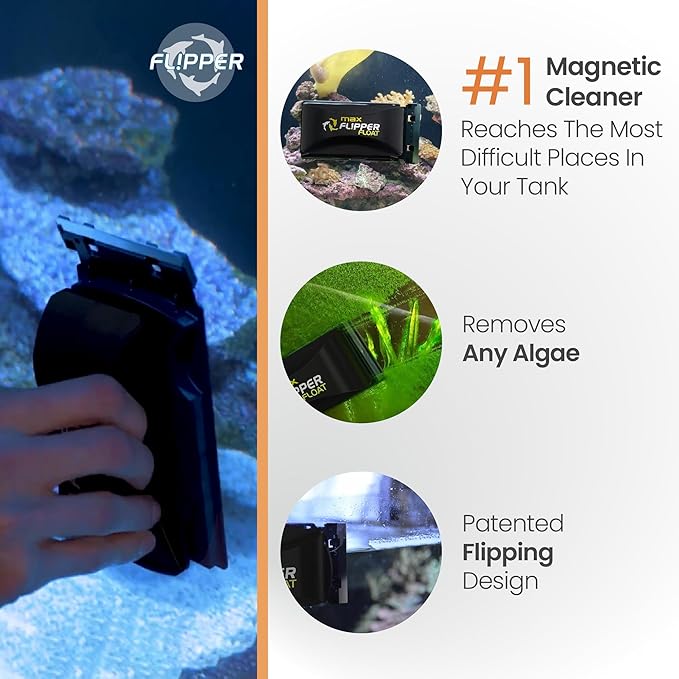 Flipper MAX FLOAT 2 in 1 Magnetic Aquarium Algae Cleaner