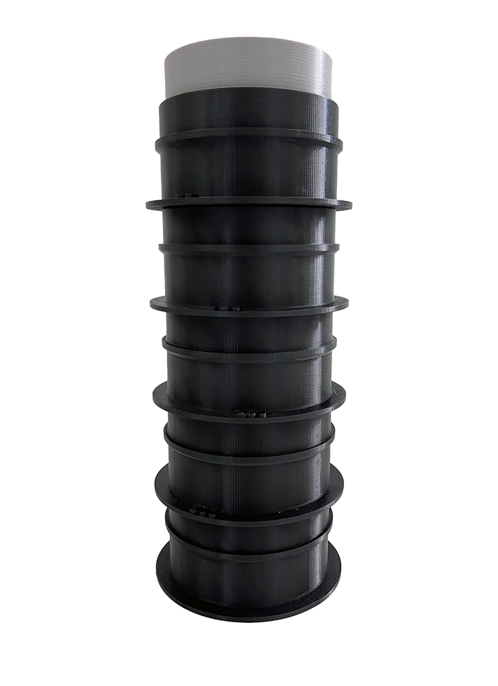 3" Copepod stackable sieve set