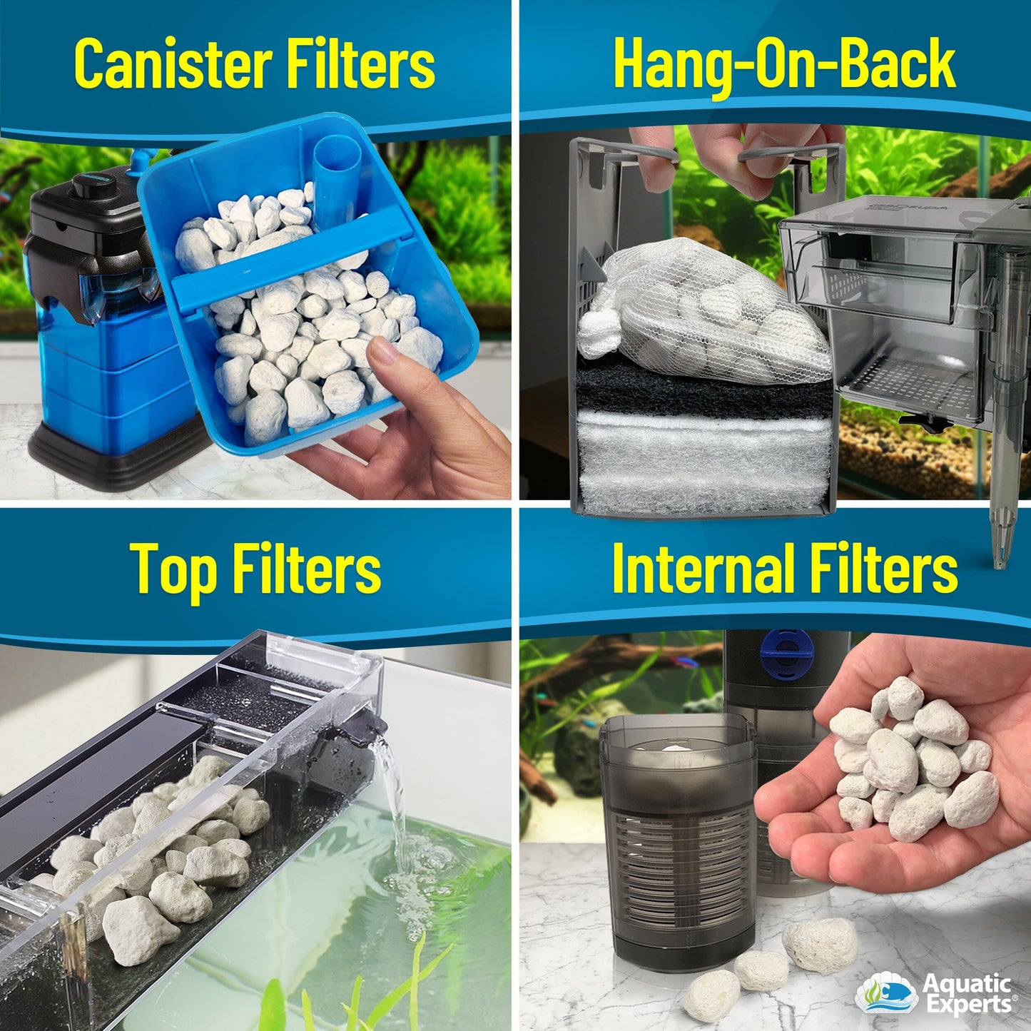 AquaMaze Aquarium Bio Media – Filter for Freshwater & Saltwater | Aquatic Experts