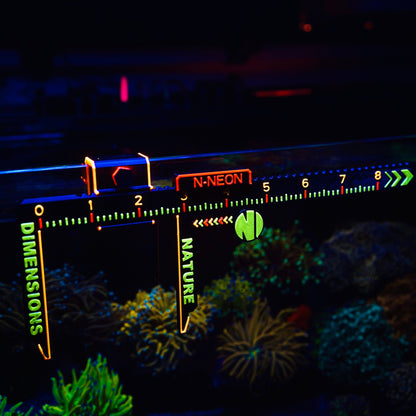 N-Neon Fluorescent Coral & Fish Caliper