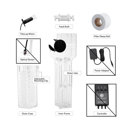 N-Clear Nano Fleece Roller Filter (10–50 Gallons)
