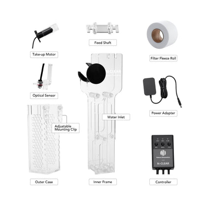 N-Clear Nano Fleece Roller Filter (10–50 Gallons)