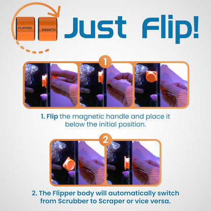 Flipper Pico 2-in-1 Magnetic Aquarium Cleaner Magnet
