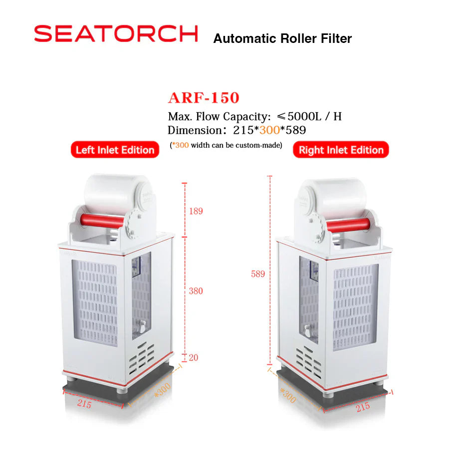 Auiomatic Roller Filter (Right Inlet Version) (Pre-Order Mid-November Release)