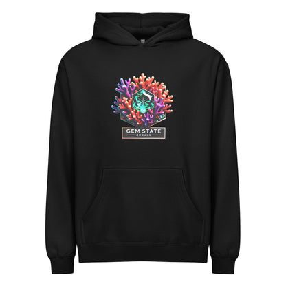 Gem State Corals Box Logo Hoodie by Gem State Corals