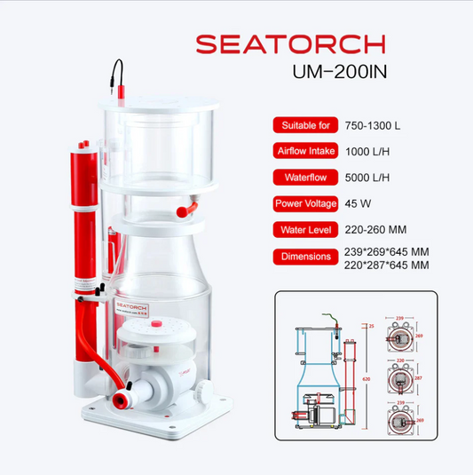 Ultra-Marine Smart DC Protein Skimmer UM-200IN (Pre-Order Mid-November Release)