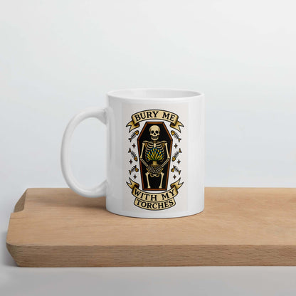 Bury Me With My Torches Reef Aquarium Mug by Gem State Corals