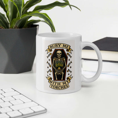 Bury Me With My Torches Reef Aquarium Mug by Gem State Corals