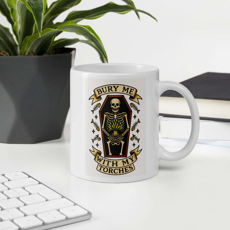 Bury Me With My Torches Reef Aquarium Mug by Gem State Corals