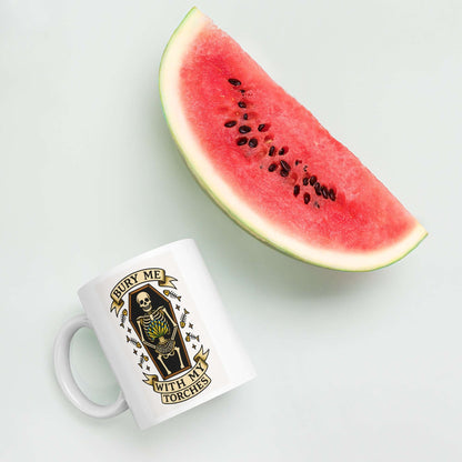 Bury Me With My Torches Reef Aquarium Mug by Gem State Corals